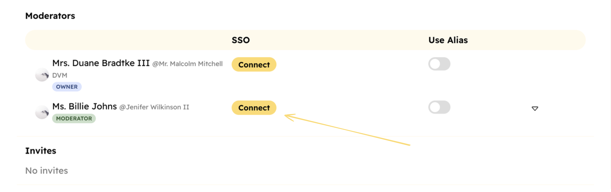 Connecting SSO accounts